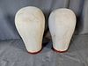 2 Vintage Head Forms for Hats/Wigs