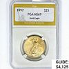1997 US $25 1/2oz. Gold Eagle PGA MS69 