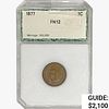 1877 Indian Head Cent PCI FN12 