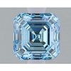 1.05 ct, Vivid Blue/VS1, Sq. Emerald cut IGI Graded Lab Grown Diamond