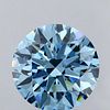 2.27 ct, Vivid Blue/VS1, Round cut IGI Graded Lab Grown Diamond