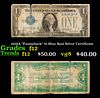 1928A "Funnyback" $1 Blue Seal Silver Certificate Grades f, fine