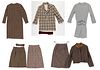 VINTAGE MID-CENTURY HOME-MADE LADY'S CLOTHING, LOT OF SIX