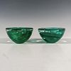 Pair of Kosta Boda by Anna Ehrner Candle Holders, Atoll