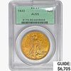 1920 $20 Gold Double Eagle PCGS AU55 