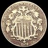 1872 Shield Nickel NICELY CIRCULATED