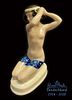 Seated Nude Girl, Early 20th C. German Rosenthal Porcelain Figurine, Hallmarked