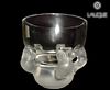 A Vintage French LALIQUE Hiboux Frosted & Crystal Bowl Centerpiece, Signed