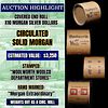 High Value! - Covered End Roll - Marked " Morgan Extraordinary" - Weight shows x10 Coins (FC)