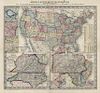 Civil War Military Map of the United States