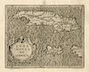 Early engraved map of Cuba and Jamaica