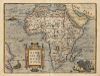 Ortelius' Africa with original color