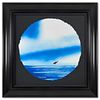 Wyland, "Dolphins" Framed, Hand Signed Original Painting with Letter of Authenticity.