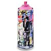 Mr. Brainwash, "Just Kidding (Pink)" Limited Edition Hand Painted Spray Can.