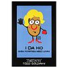 I-DA-HO Collectible Lithograph (24" x 36") by Renowned Pop Artist Todd Goldman.
