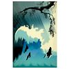 Eyvind Earle (1916-2000), "Ocean Splash" Limited Edition Serigraph on Paper; Numbered & Hand Signed; with Certificate of Authenticity.