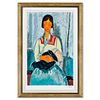 Amedeo Modigliani, "Zingara Con Bambino" Framed Limited Edition Serigraph with Certificate of Authenticity.