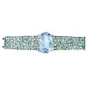 Topaz, Emerald, Sapphire, Diamond Bracelet