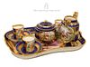 19th C. Austrian Royal Vienna Porcelain Tea Set, Hallmarked
