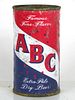 1960 ABC Beer 12oz 28-03.3 Flat Top Los Angeles California