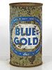 1951 Blue & Gold Beer 12oz 39-36.2 Flat Top Los Angeles California