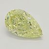 2.42 ct, Natural Fancy Yellow Even Color, IF, Pear cut Diamond (GIA Graded), Appraised Value: $53,200 