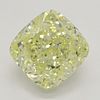 5.17 ct, Natural Fancy Yellow Even Color, VS1, Cushion cut Diamond (GIA Graded), Appraised Value: $188,100 