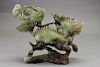 Carved Spinach Jade Chinese Dragon