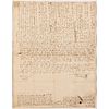 Oliver Cromwell Autograph Letter Signed on the Marriage of His Son, Richard Cromwell