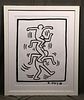 Keith Haring acrylic on Paper