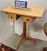Reprod Shaker Maple 2 Drawer Sewing Stand 27"H X 21 1/2" X 16 1/2"D