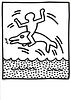 Keith Haring - Dolphin Rider (from Lucio Amelio Suite)
