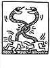 Keith Haring - Entwined Snakes (from Lucio Amelio Suite)