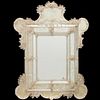 Large Venetian etched-glass mirror, ex-Christie's