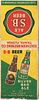 1939 SB Beer/Silver Bar Ale 113mm FL - SB - 3 Matchcover Tampa Florida
