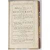 [Witchcraft - Religion - Literature] John Greenleaf Whittier's Copy of Hutchinson, Essay Concerning Witchcraft, 1718 with  Wh