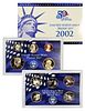 2002 United States Mint Proof Set 10 coins