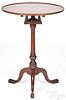 Pennsylvania Queen Anne style mahogany candlestand