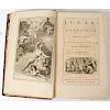 [Illustrated - Classical History - Poetry] Folio Lucan's Pharsalia Printed by Tonson, 1718 With Engraved Head and Tail Pieces
