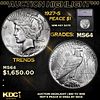 ***Auction Highlight*** 1927-s Peace Dollar 1 Graded ms64 By SEGS (fc)