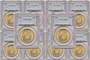 Constitutional U.S. Gold $20 Liberty PCGS MS62 (10-coins)