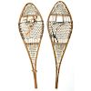 Snowshoes with Yellow Wool Poms, from the estate of Roger Mussatti, Ramsay, MI