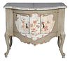 Italian Baroque Style Paint Decorated Commode