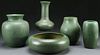 5 PC GROUP OF HAMPSHIRE ARTS & CRAFTS POTTERY