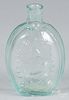 Clevenger aqua glass flask