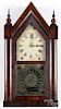 New Haven Clock Co. mahogany steeple clock, 19th c., 19 3/4'' h.