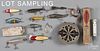 Large group of miscellaneous fishing lures, to include Clarks, Shakespeare, Roberts, Ozark, Carters,