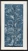 Woodblock titled, Autumnal Tree, signed D. Nelson ?, 25'' x 11''.