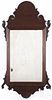 Chippendale mahogany looking glass, late 18th c., 31'' h.