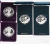 US Prestige Proof set, 1991, together with two American silver eagle proof coins, two Korean War sil
